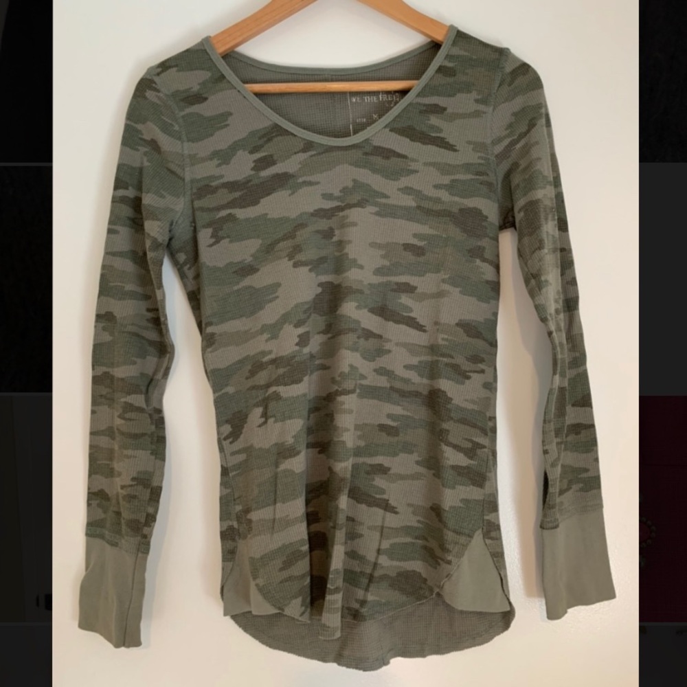 Free People Camo Thermal